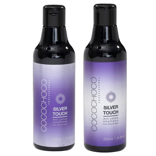 COCOCHOCO Set Anti-Yellow Sulphate-Free Shampoo + Conditioner Silver Touch 2x 250 ml