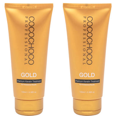 Cocochoco Set 24k Gold Keratin Capelli per 200 ml e shampoo chiarificante 50 ml