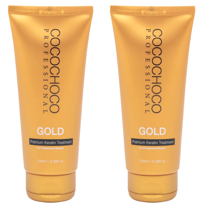 COCOCHOCO SET 24K Gold keratin haarbehandlung 200 ml & Reinigendes shampoo 150 ml
