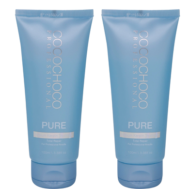 Cocochoco set trattamento per capelli cheratina pura 200 ml e shampoo chiarificante 50 ml
