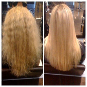 Trattamento per capelli cheratina oro cocococo 24k da 100 ml - per capelli più brillanti / capelli lucidi